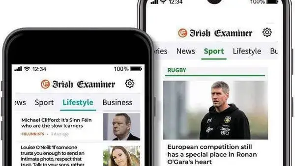 Irish Examiner Digital Newspaper with Leanteams