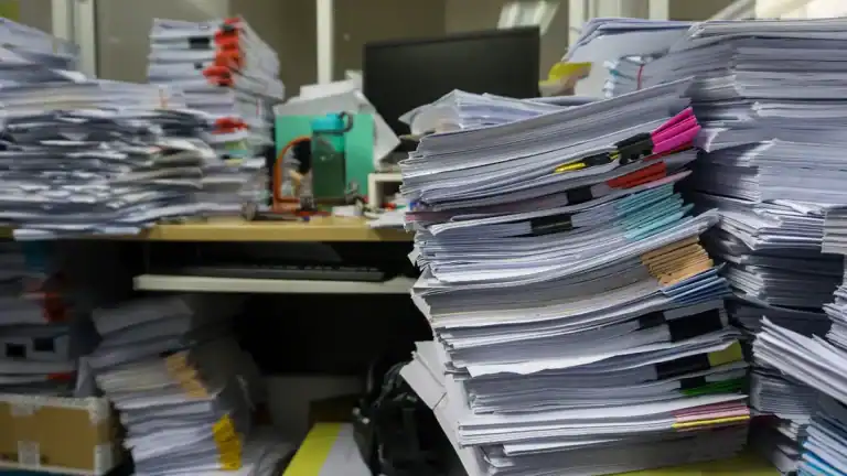 workplace mess